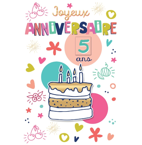 Carte Anniversaire Enfant Rodrigues Sa