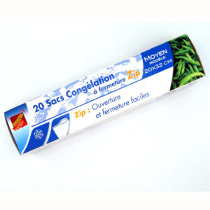 boite de 20 sacs congélation 20x32 cm