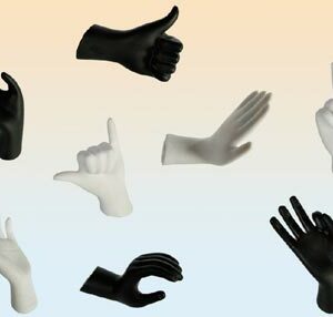 magnet en forme de main