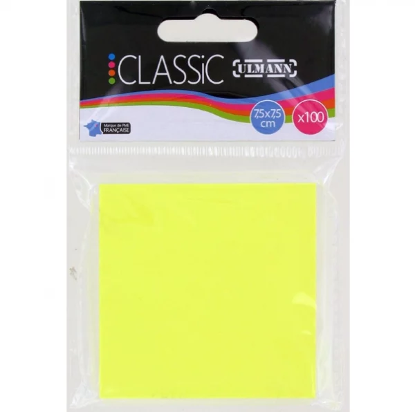 notes repositionnables fluo