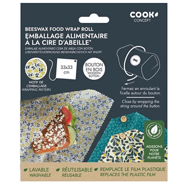 emballage alimentaire cire d'abeille