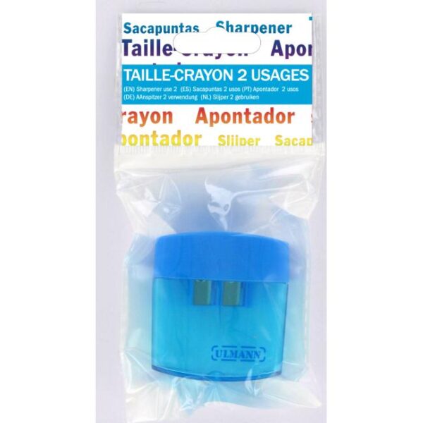 taille crayons double en plastique