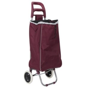 chariot shopping à 2 roues