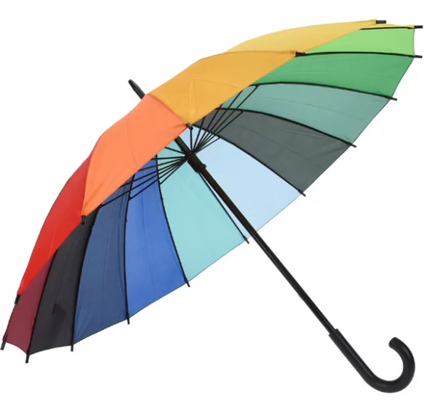 grand parapluie multicolore