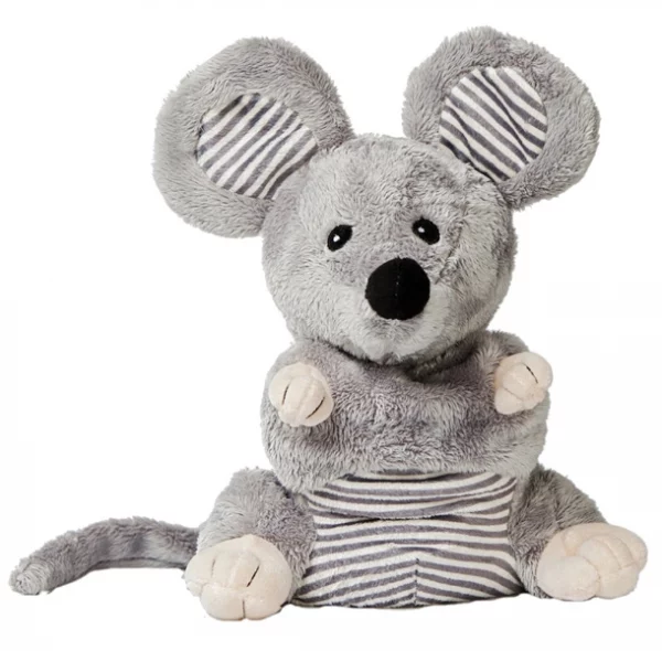 bouillotte souris grise