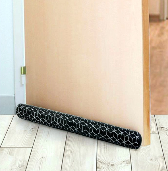 Boudin De Porte 82 Cm Brun - Coupe-vent, Anti-bruit, Amovible Et Lavable Pour Portes Et Fenêtres