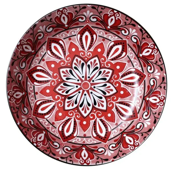 bol mandala rouge