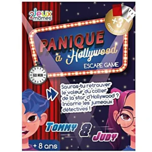jeu escape game enfant panique à Hollywood