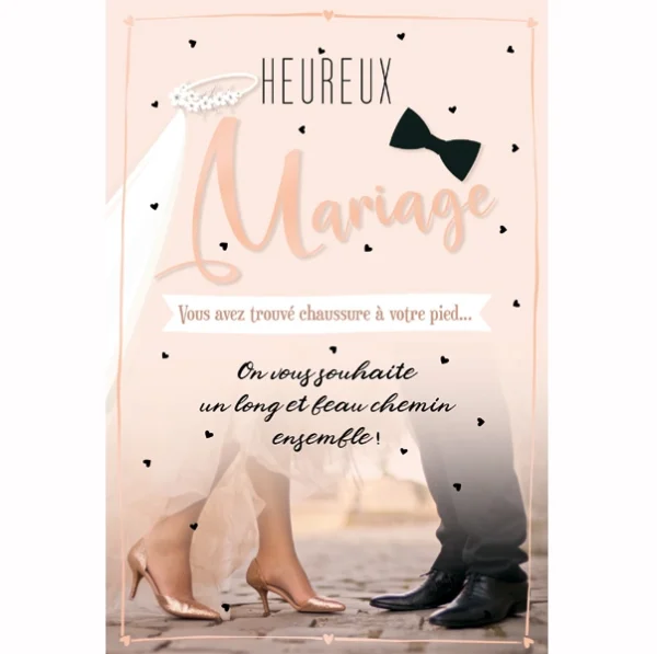 Carte heureux mariage – Image 4