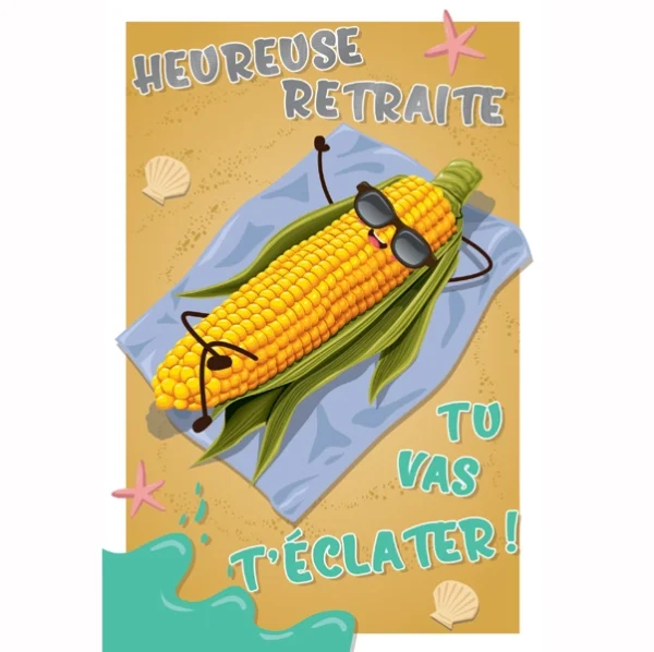 Carte heureuse retraite – Image 3