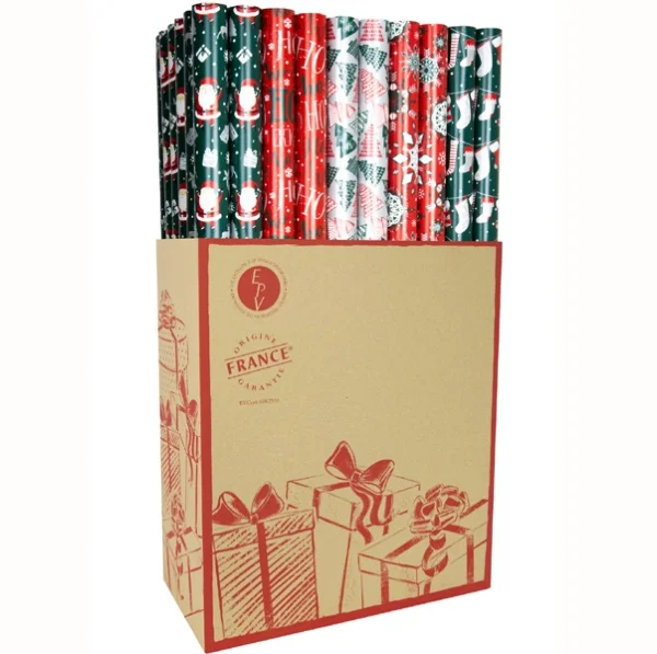 rouleau papier NOEL luxe 0.70 x 2 m