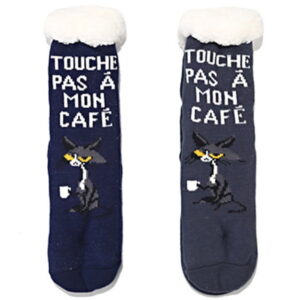 chaussettes fourrées touche pas à mon café