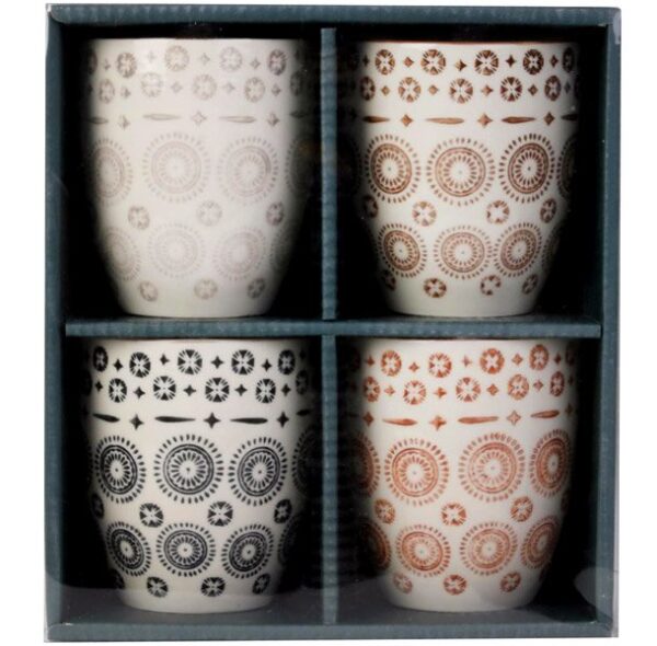 boite de 4 tasses 25 cl
