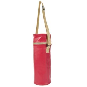 Sac isotherme rouge pour bouteille