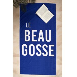 serviette de plage beau gosse