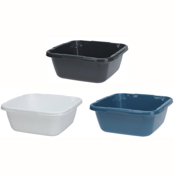 assortiment coloris bassine carrée 9 litres