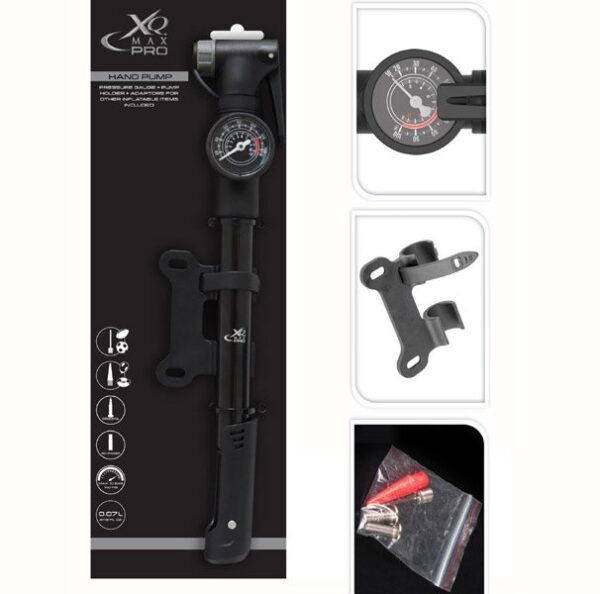 Pompe à vélo avec manomètre