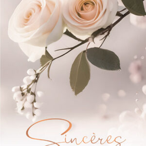 Carte de condoléances