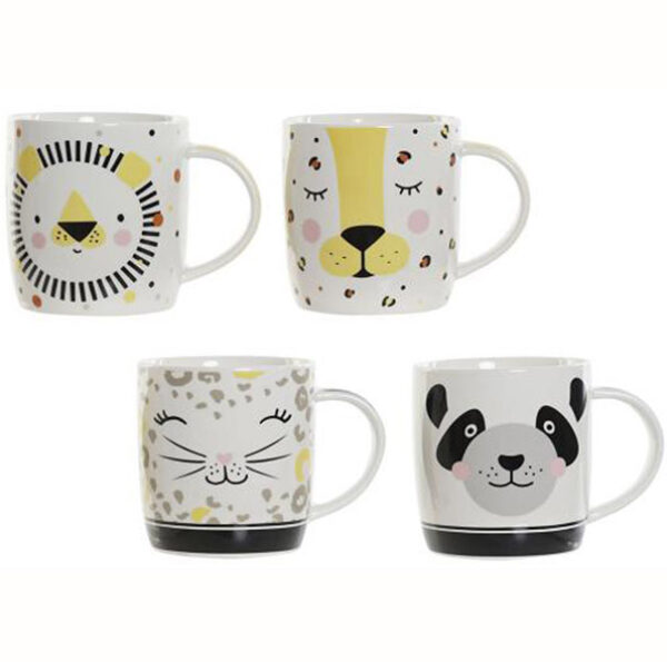 Mug en porcelaine décor animaux