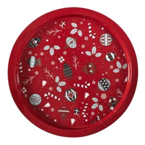 plateau métal Noël C384