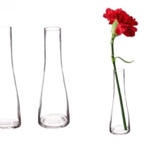 Vase soliflore base large en verre