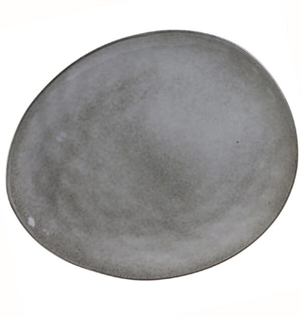 assiette en forme de galet