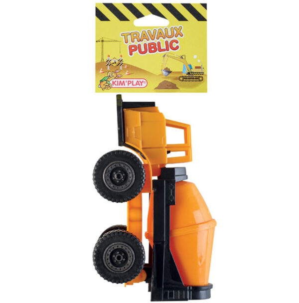 Véhicule de travaux publics sur blister