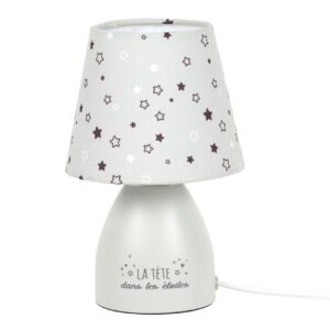 lampe de chevet enfant grise