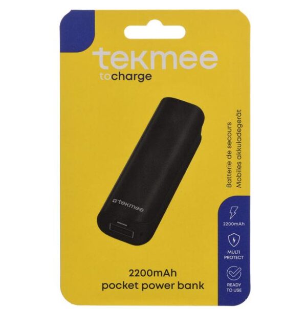 batterie de secours 2200 mAh sur blister