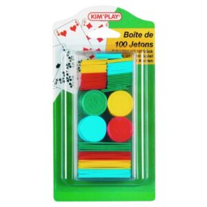 jetons marqués x 100