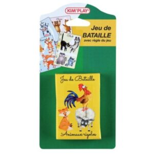 jeu de cartes la bataille sur blister