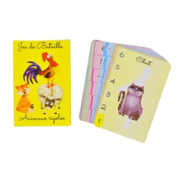 jeu de cartes bataille sur blister