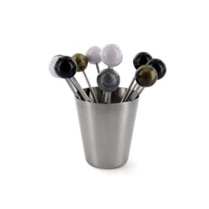 piques bigorneaux inox avec pot