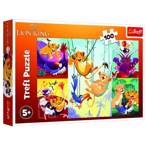 puzzle roi lion 100 pièces