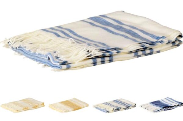 fouta en polyester 130 x 160 cm