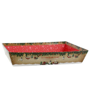 corbeille en carton Noël