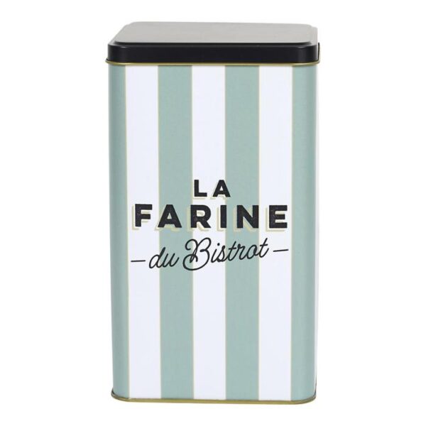 boite à farine bistrot en métal