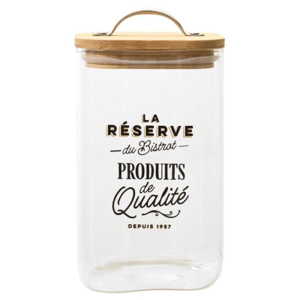Bocal verre bistrot