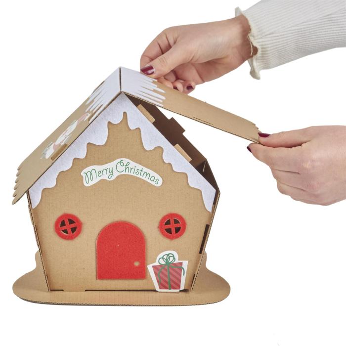 Maison de Noël à construire