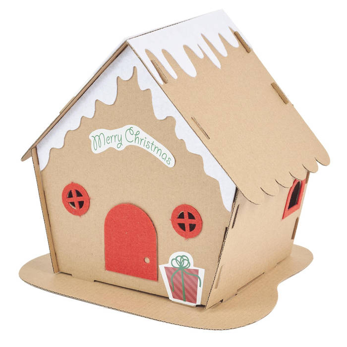 Maison de Noël à construire