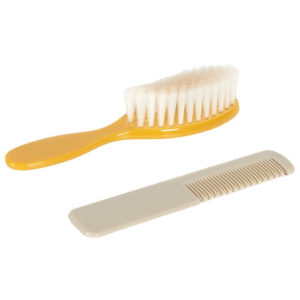 ensemble brosse et peigne pour bébé