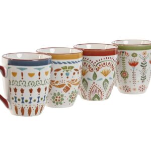 Mug en porcelaine mandala