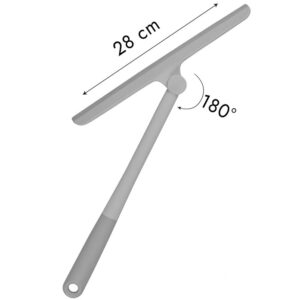 raclette à vitre à tête pivotante