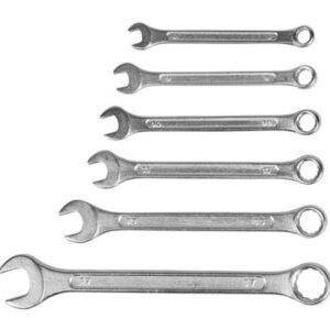 Clés mixtes Chrome x 6