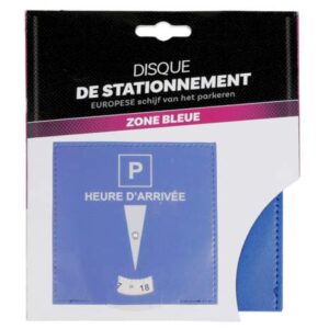 Disque zone bleue