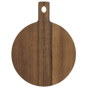 planche de présentation ronde en acacia