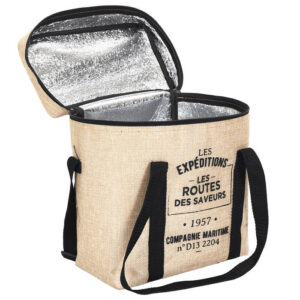lunch bag fraîcheur effet jute