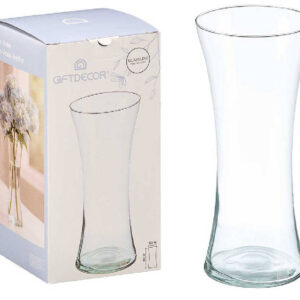 vase en verre hauteur 26 cm