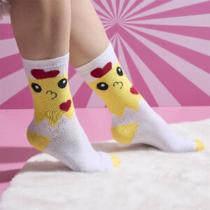 chaussettes compressées kawaii