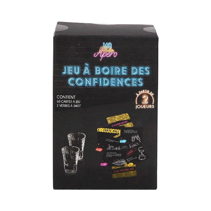 jeu à boire confidences